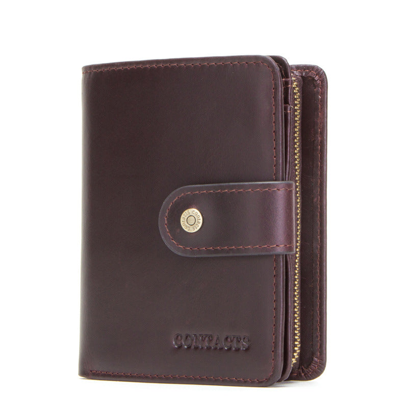 The Exoris™ Fusion Leather Wallet – Compact and Stylish