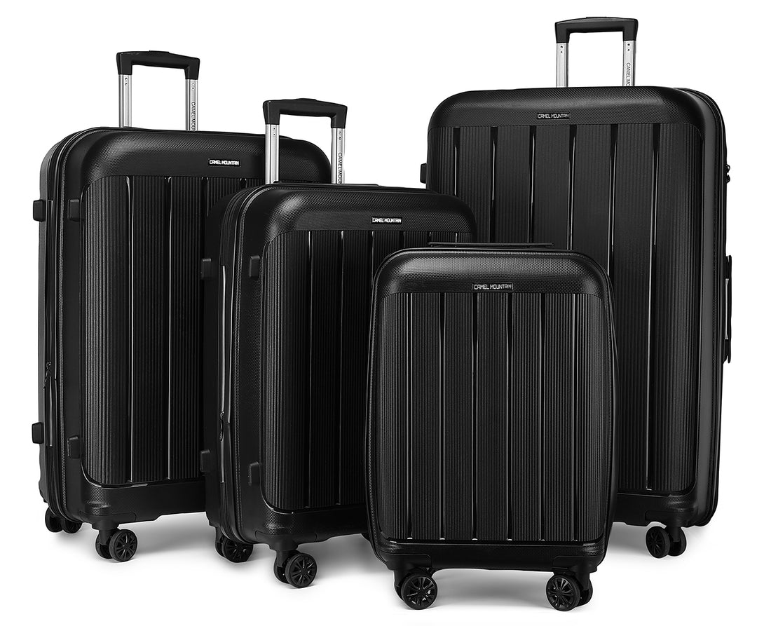 Camel Mountain® Infinity Set Of Four 20 Inch 24 Inch 28 Inch and 32 Inch luggage set