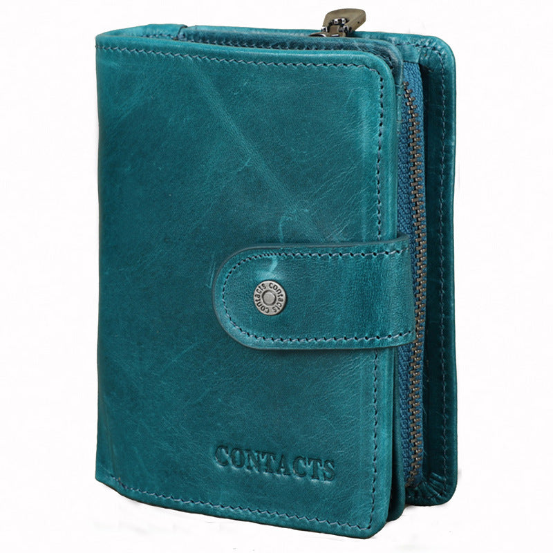 The Exoris™ Fusion Leather Wallet – Compact and Stylish