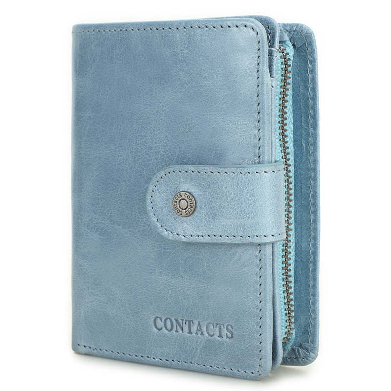 The Exoris™ Fusion Leather Wallet – Compact and Stylish