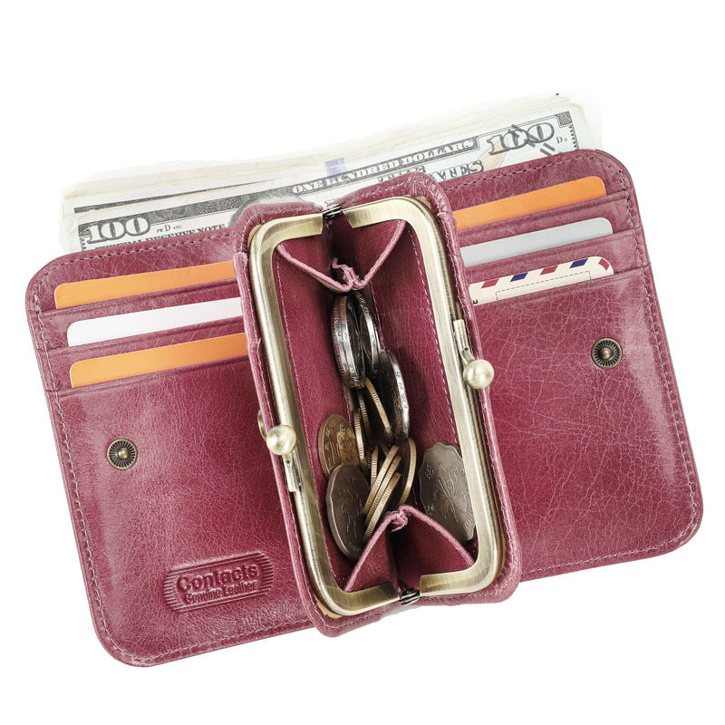 The Celora™ Edge Leather Wallet – Compact and Secure