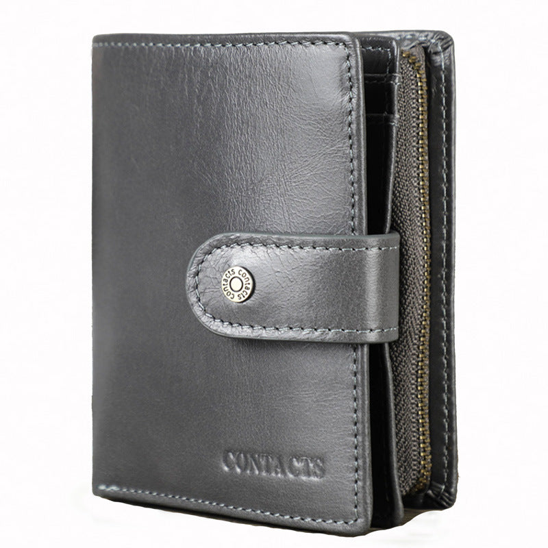 The Exoris™ Fusion Leather Wallet – Compact and Stylish