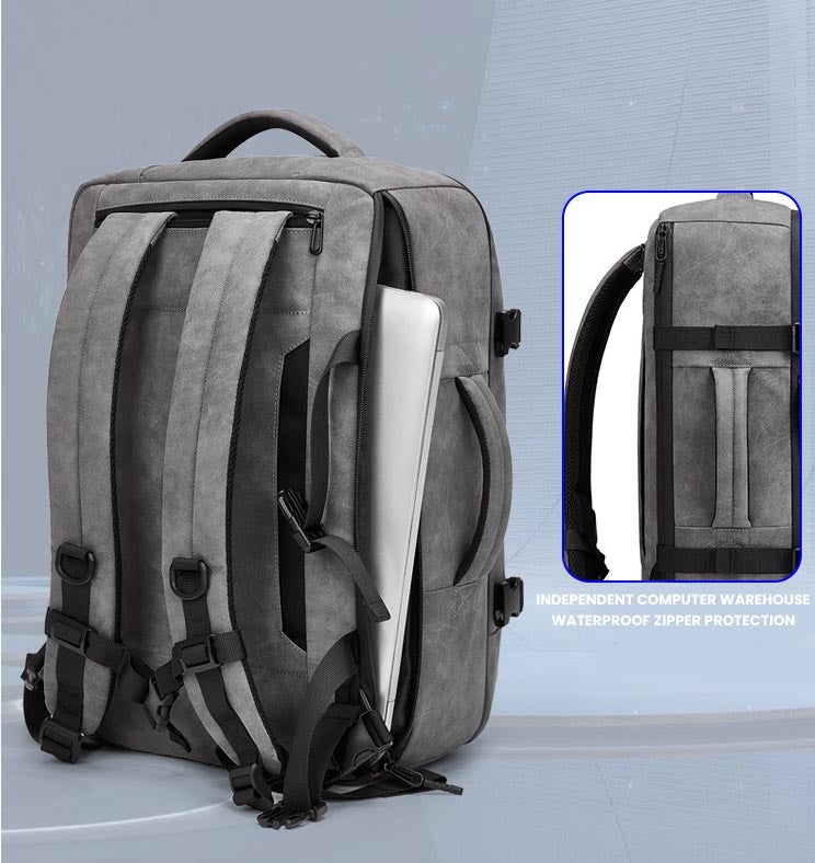 The Auronis™ Plus Backpack by Camel Mountain – 25L, Fits 17" Laptop