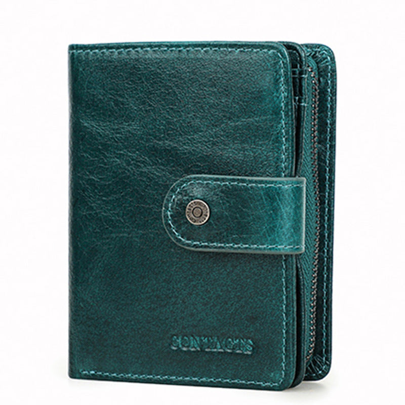 The Exoris™ Fusion Leather Wallet – Compact and Stylish