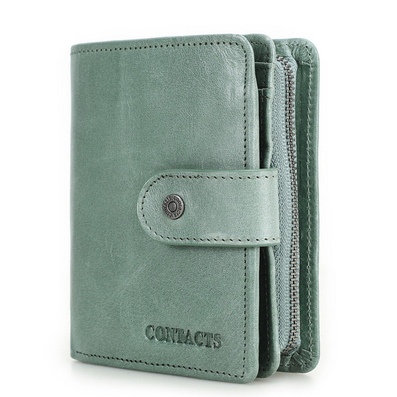 The Exoris™ Fusion Leather Wallet – Compact and Stylish