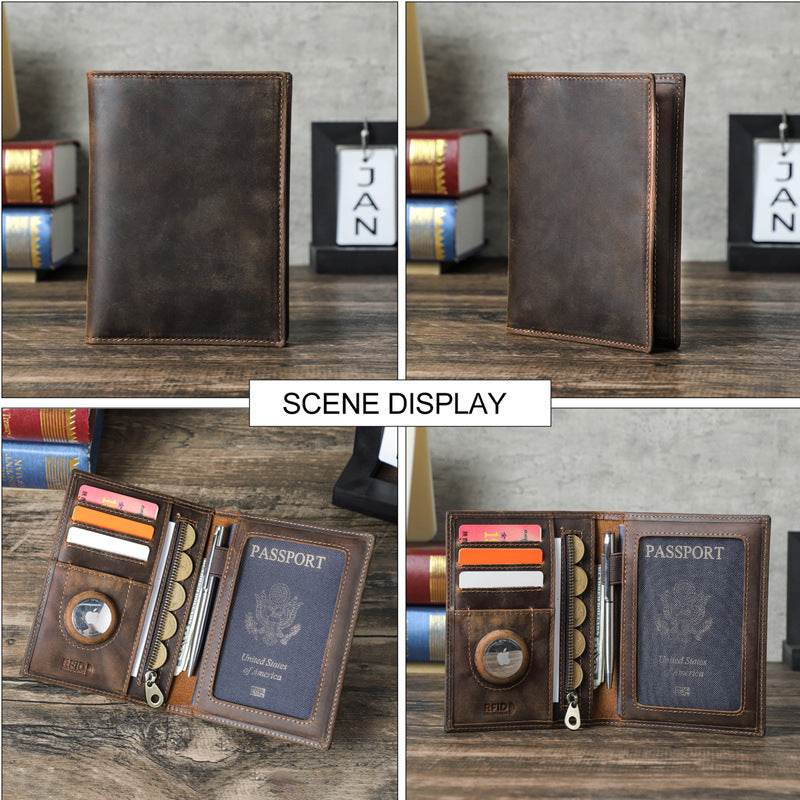 The Zevra™ Luxe Leather Wallet – Compact and Secure