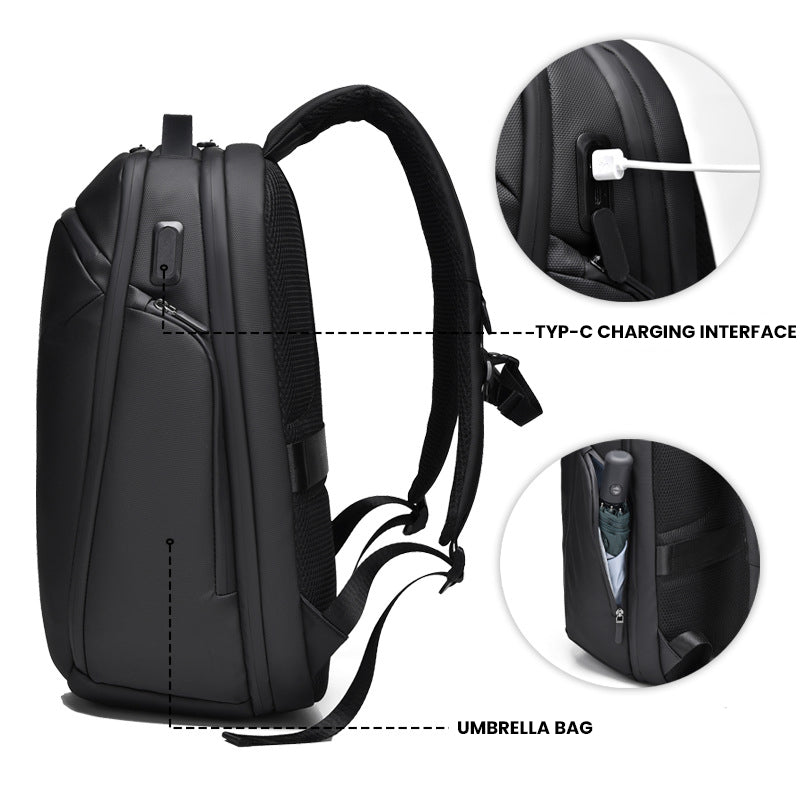 The Voyager™ Max-Tech Backpack by Camel Mountain – 25L, Fits 15"-16" Laptops