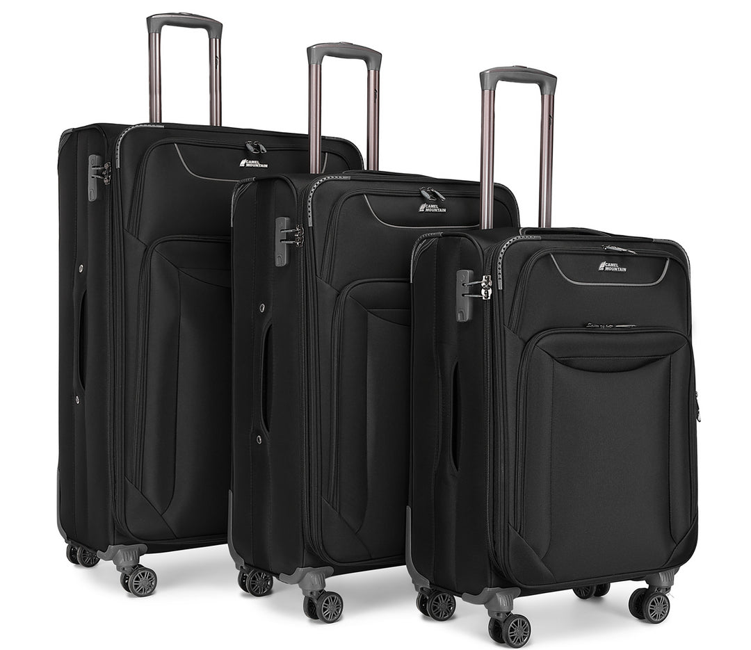 Camel Mountain® Titan Set of 3 – The Ideal Suitcase Set for Vacations and Travels