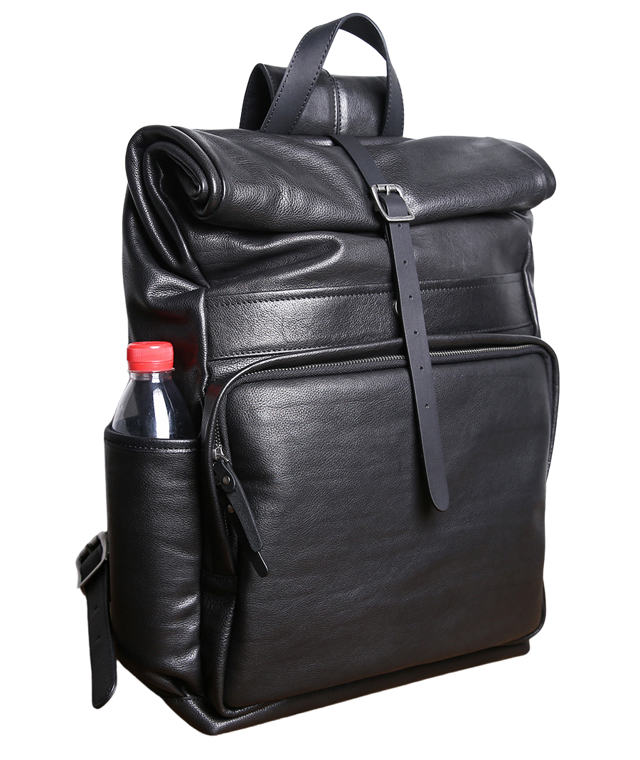 The Helionis™ Advanced Leather Backpack by Camel Mountain – 18L, Fits 16" Laptop