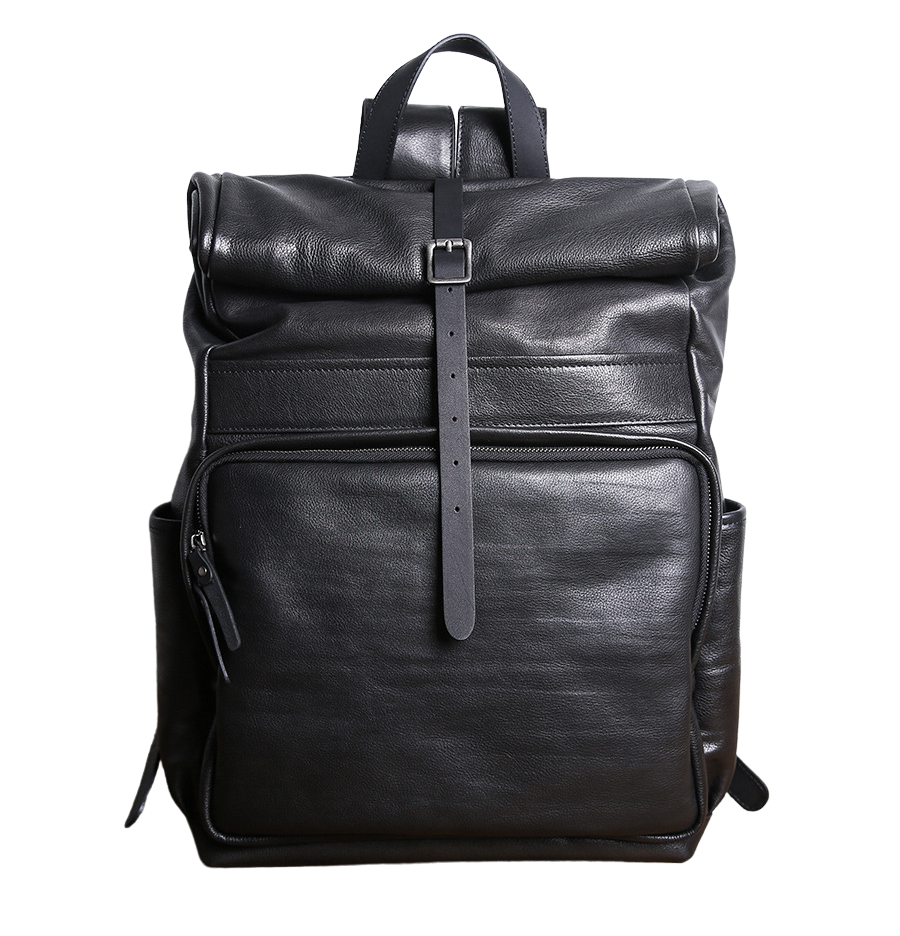 The Helionis™ Advanced Leather Backpack by Camel Mountain – 35L, Fits 16" Laptop