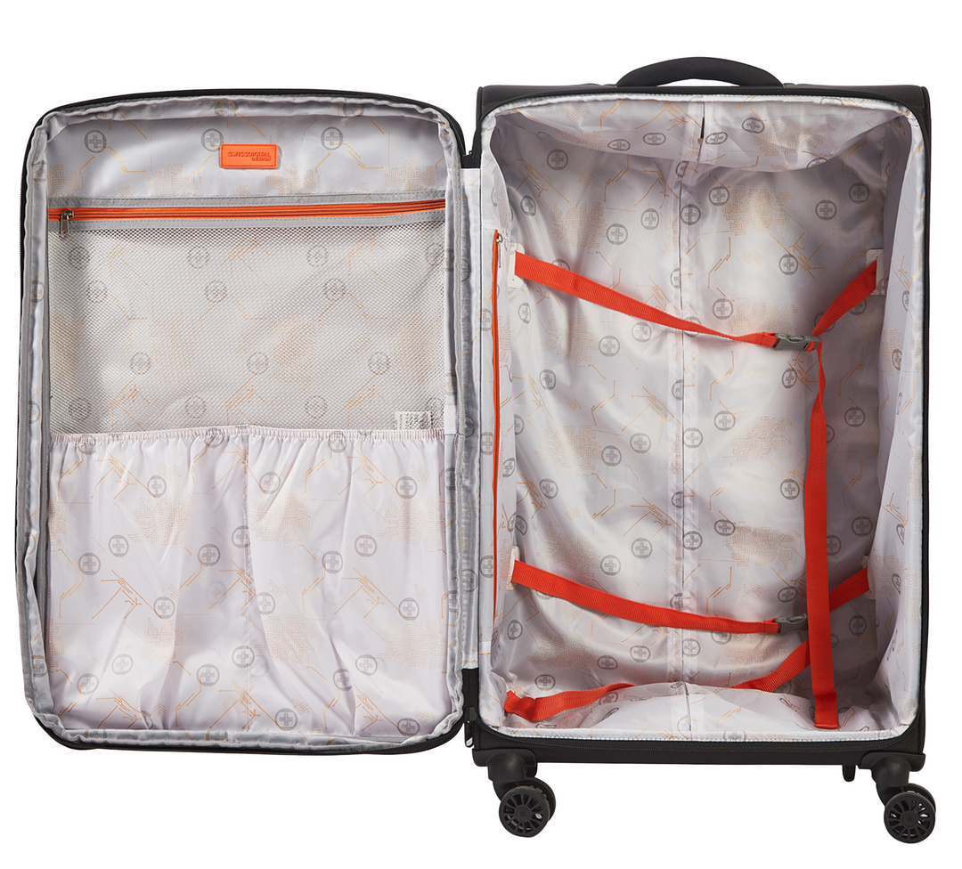 Set of 4 Swiss Digital Ultra Light suitcases - 18", 20", 26", 29" - Easy Portability from 1.6 kg