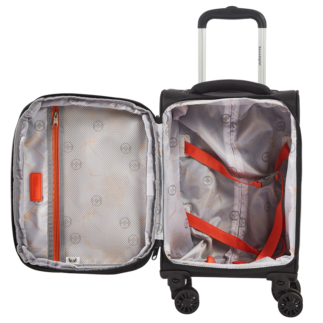 Set of 4 Swiss Digital Ultra Light suitcases - 18", 20", 26", 29" - Easy Portability from 1.6 kg