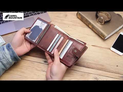 The Exoris™ Fusion Leather Wallet – Compact and Stylish