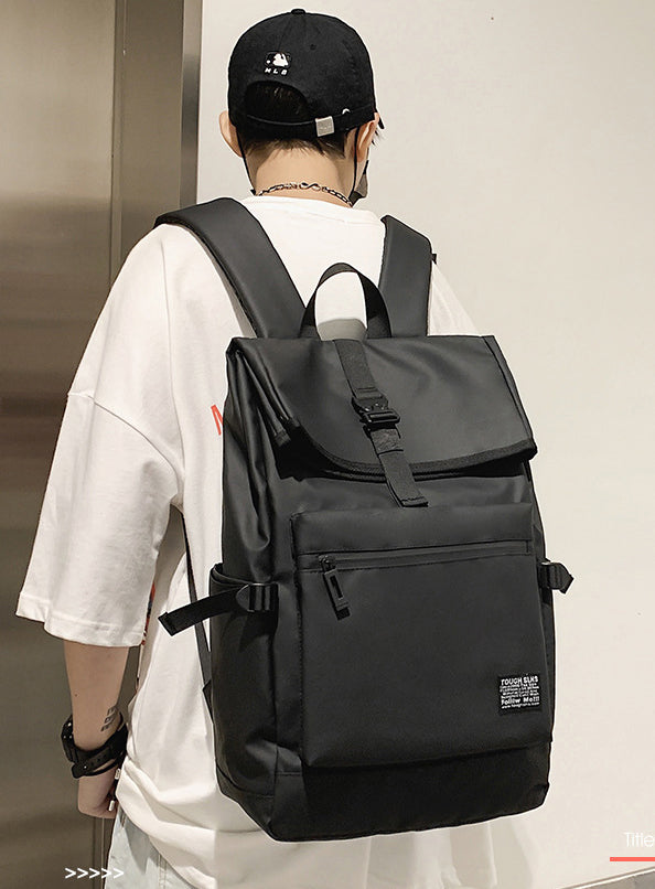 Versatile Unisex Rolltop Backpack For Students